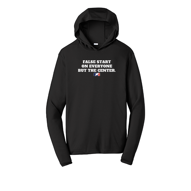 FALSE START - Hooded Long Sleeve Performance Tee