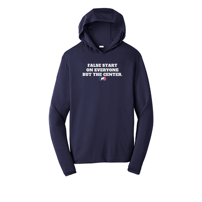FALSE START - Hooded Long Sleeve Performance Tee