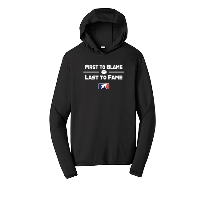 FIRST TO BLAME - Hooded Long Sleeve Performance Tee