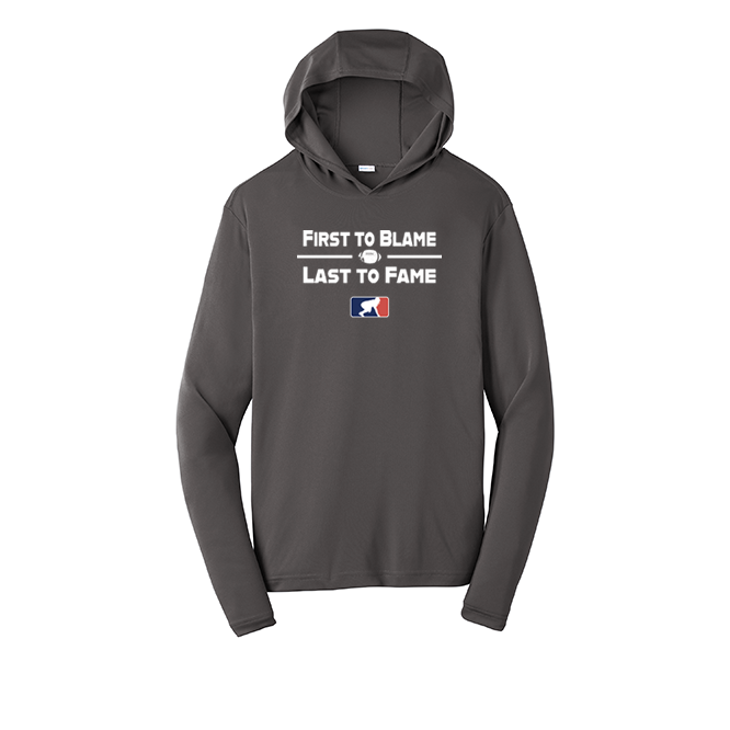 FIRST TO BLAME - Hooded Long Sleeve Performance Tee