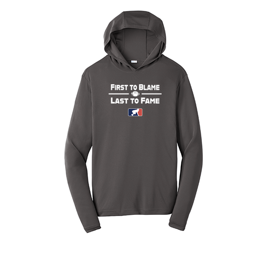 FIRST TO BLAME - Hooded Long Sleeve Performance Tee