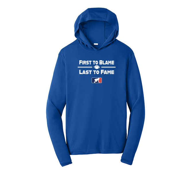 FIRST TO BLAME - Hooded Long Sleeve Performance Tee