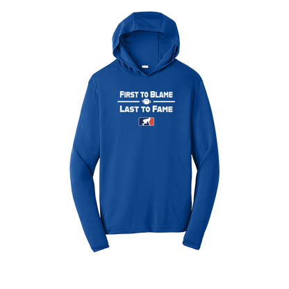 FIRST TO BLAME - Hooded Long Sleeve Performance Tee