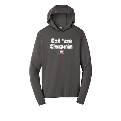 GET EM CHOPPIN - Hooded Long Sleeve Performance Tee