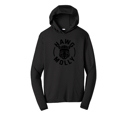 HAWG MOLLY (Black) - Hooded Long Sleeve Performance Tee
