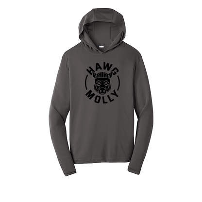 HAWG MOLLY (Black) - Hooded Long Sleeve Performance Tee