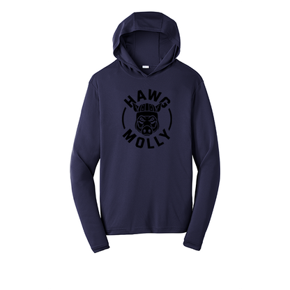 HAWG MOLLY (Black) - Hooded Long Sleeve Performance Tee