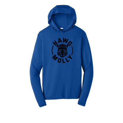 HAWG MOLLY (Black) - Hooded Long Sleeve Performance Tee