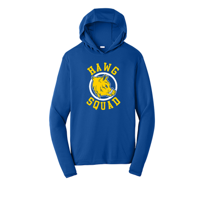 HAWG SQUAD - Hooded Long Sleeve Performance Tee