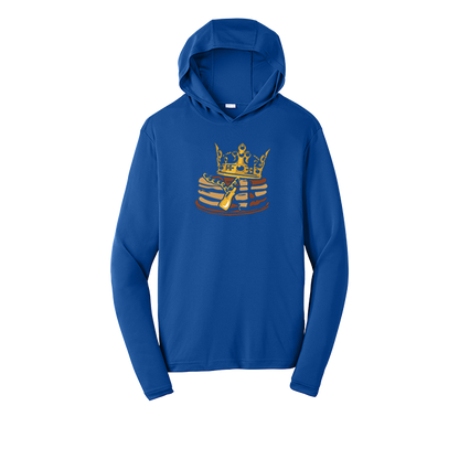 PANCAKE KING - Hooded Long Sleeve Performance Tee