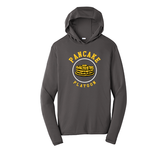 PANCAKE PLATOON - Hooded Long Sleeve Performance Tee