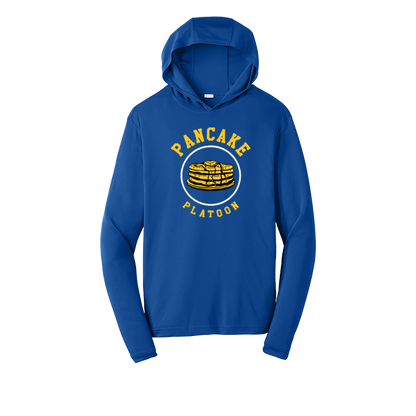 PANCAKE PLATOON - Hooded Long Sleeve Performance Tee