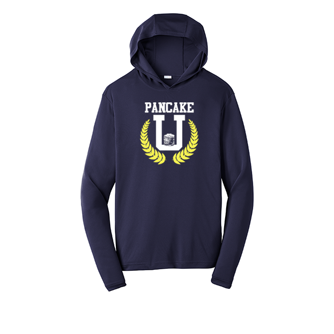 PANCAKE U - Hooded Long Sleeve Performance Tee