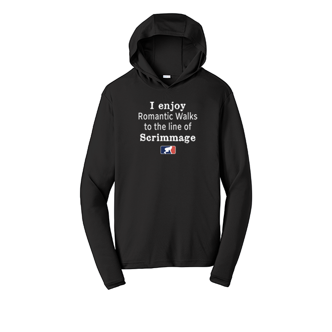 ROMANTIC WALKS - Hooded Long Sleeve Performance Tee