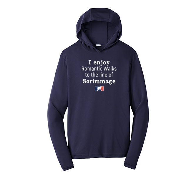 ROMANTIC WALKS - Hooded Long Sleeve Performance Tee