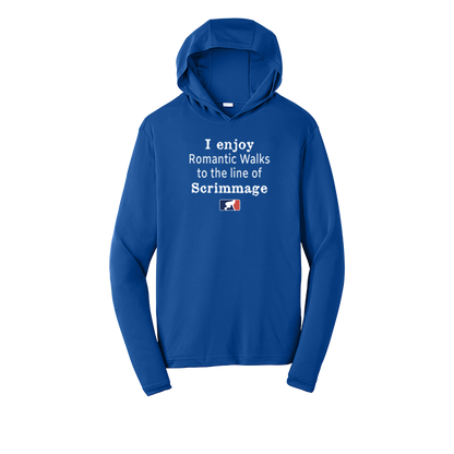 ROMANTIC WALKS - Hooded Long Sleeve Performance Tee