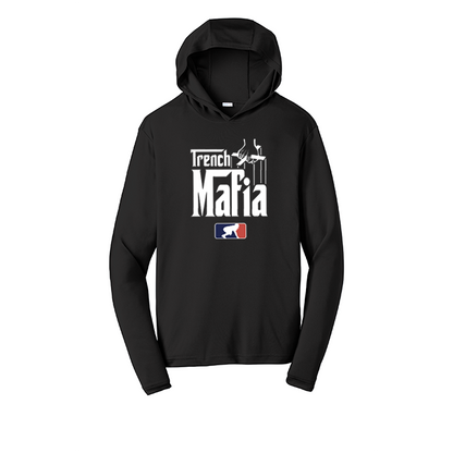TRENCH MAFIA - Hooded Long Sleeve Performance Tee
