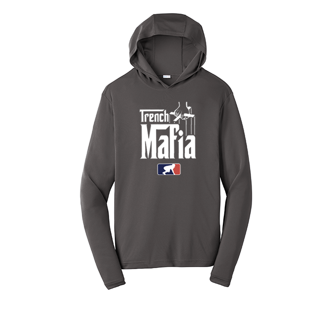 TRENCH MAFIA - Hooded Long Sleeve Performance Tee