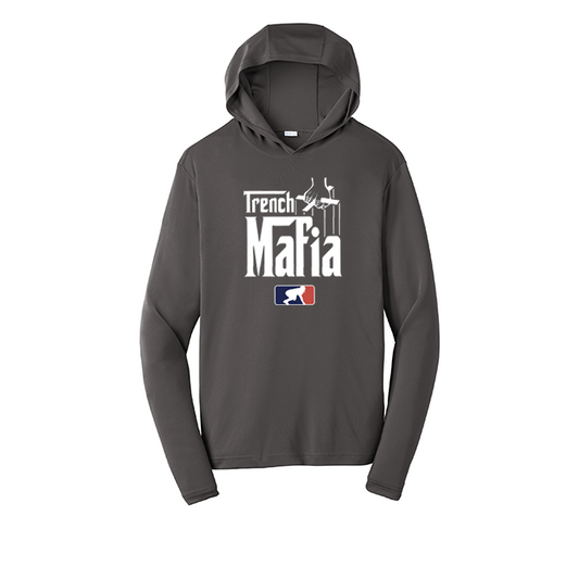 TRENCH MAFIA - Hooded Long Sleeve Performance Tee