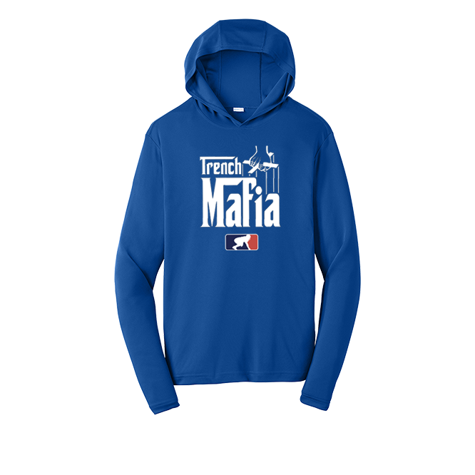 TRENCH MAFIA - Hooded Long Sleeve Performance Tee