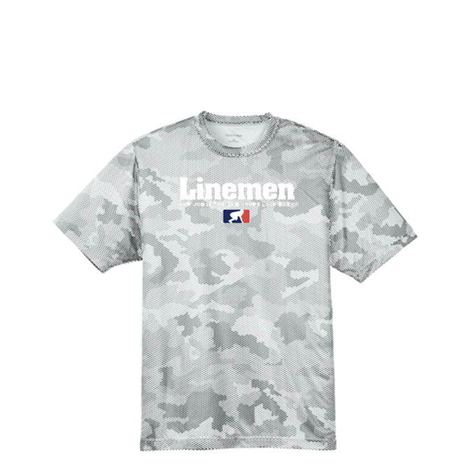 A LINEMANS JOB - Hex Camo Performance Tee