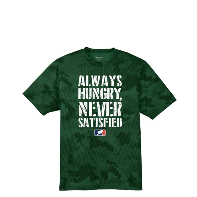 ALWAYS HUNGRY- Hex Camo Performance Tee
