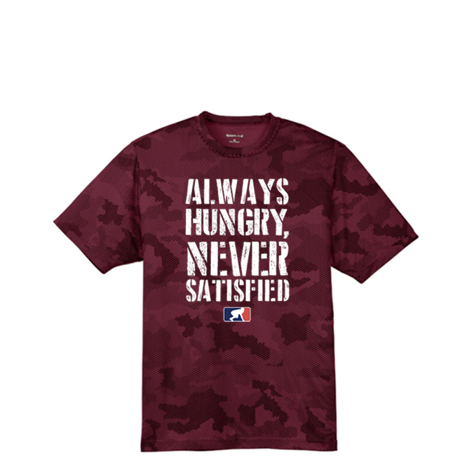 ALWAYS HUNGRY- Hex Camo Performance Tee