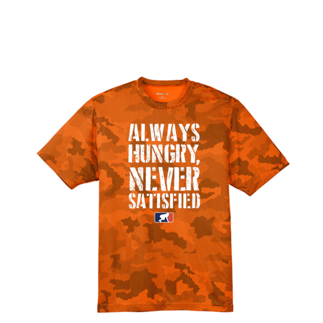 ALWAYS HUNGRY- Hex Camo Performance Tee