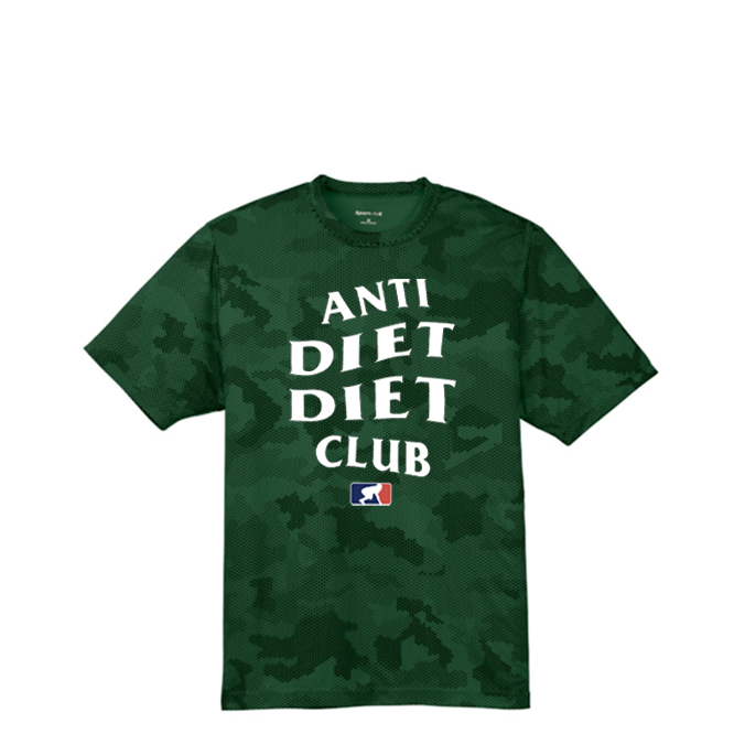 ANTI DIET - Hex Camo Performance Tee