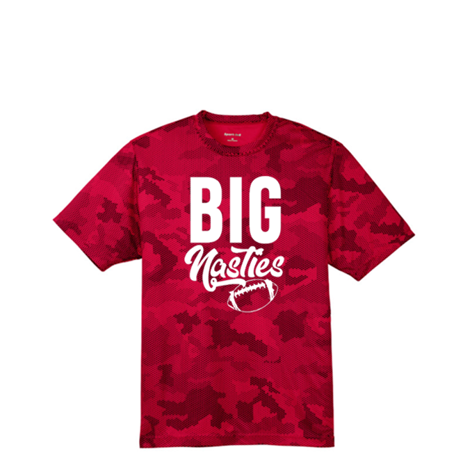 BIG NASTIES - Hex Camo Performance Tee