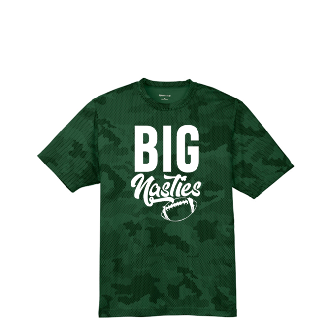 BIG NASTIES - Hex Camo Performance Tee