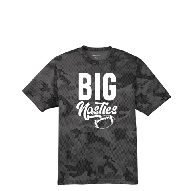 BIG NASTIES - Hex Camo Performance Tee