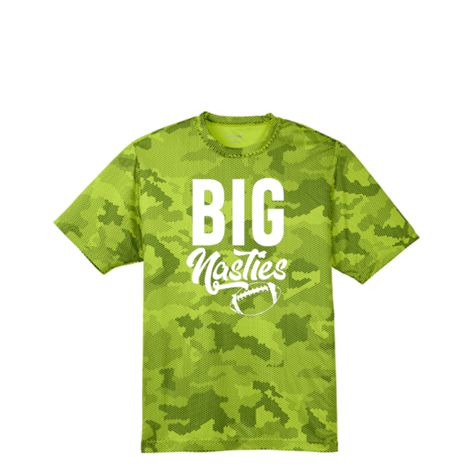 BIG NASTIES - Hex Camo Performance Tee