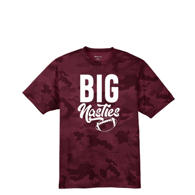 BIG NASTIES - Hex Camo Performance Tee