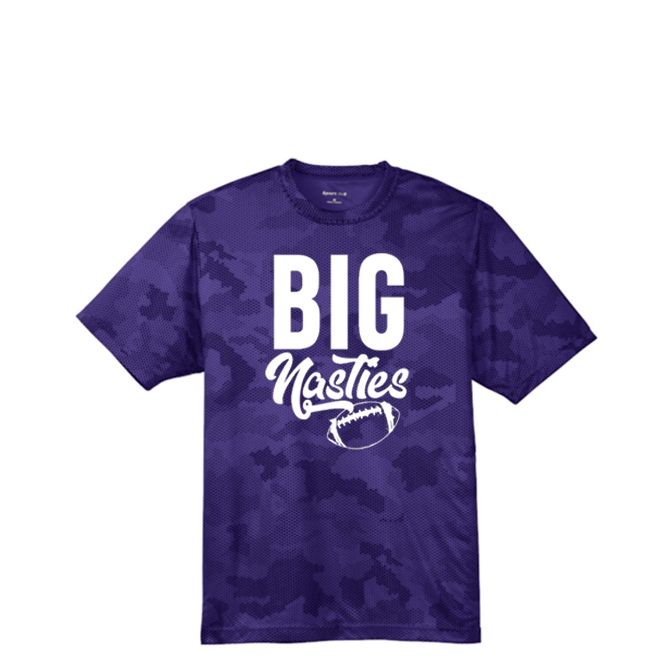 BIG NASTIES - Hex Camo Performance Tee