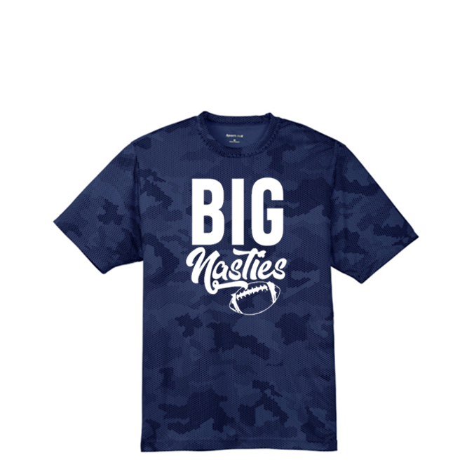 BIG NASTIES - Hex Camo Performance Tee