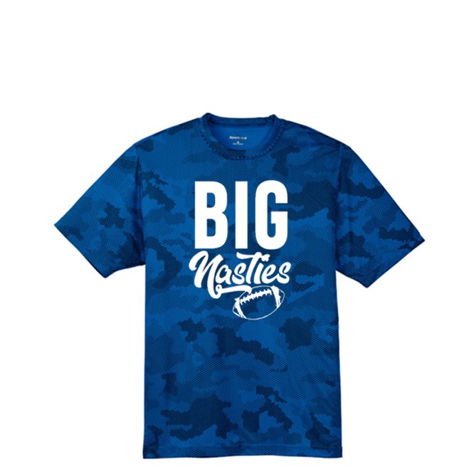 BIG NASTIES - Hex Camo Performance Tee