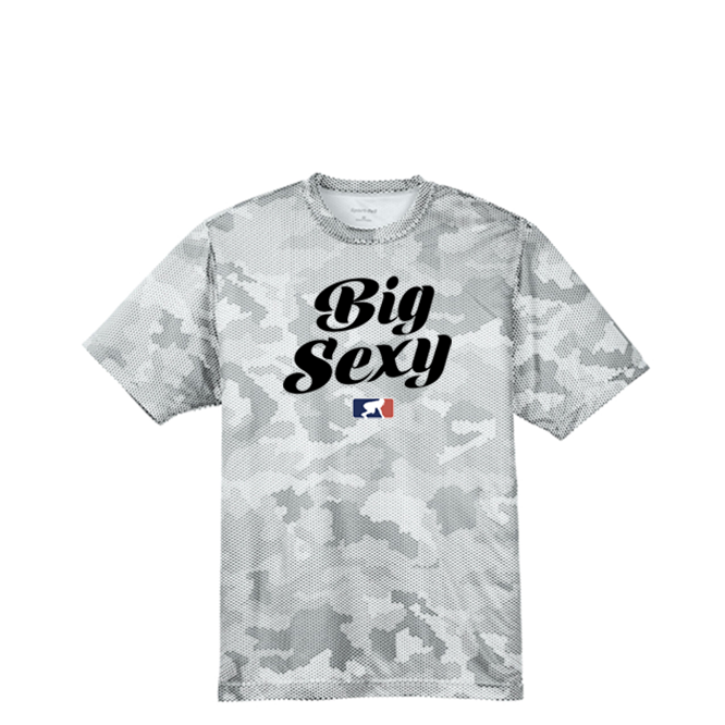BIG SEXY (Black) - Hex Camo Performance Tee