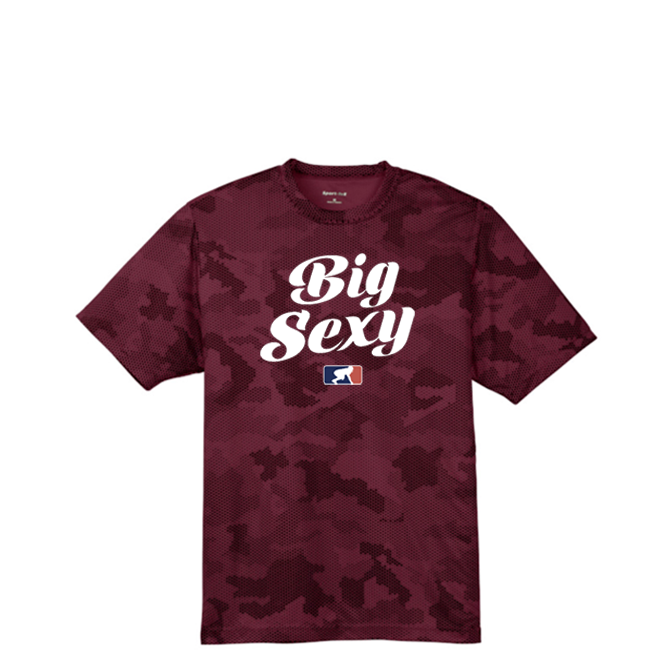 BIG SEXY (White) - Hex Camo Performance Tee