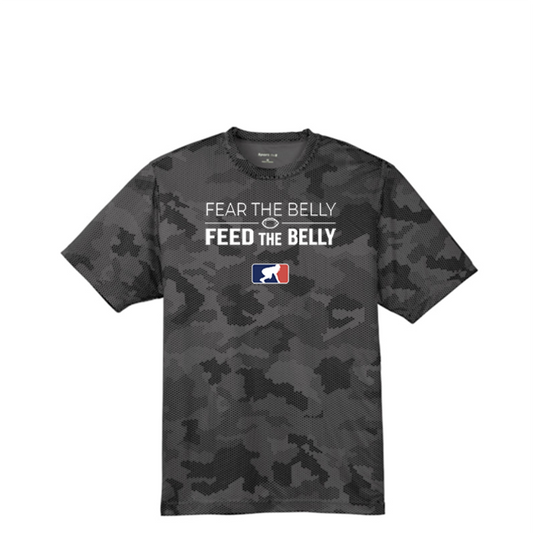 FEAR THE BELLY - Hex Camo Performance Tee