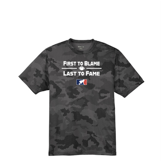 FIRST TO BLAME - Hex Camo Performance Tee