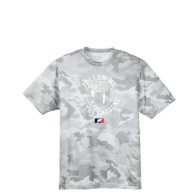 FOLLOW ME TO THE END ZONE - Hex Camo Performance Tee