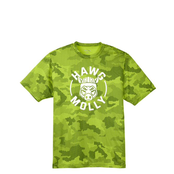 HAWG MOLLY (White) - Hex Camo Performance Tee