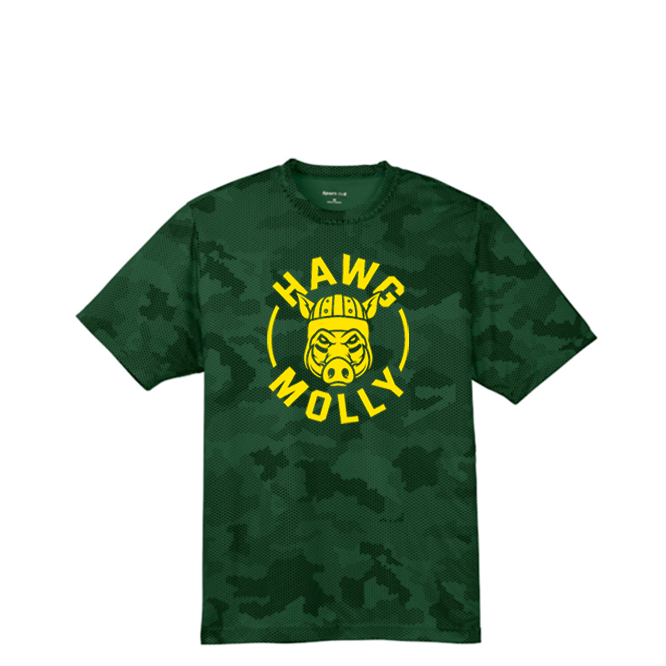 HAWG MOLLY (Yellow) - Hex Camo Performance Tee
