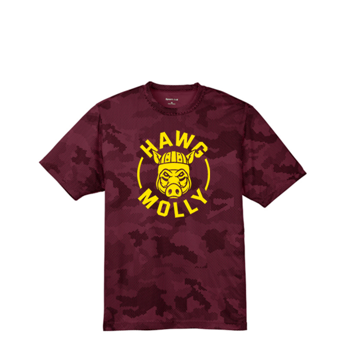 HAWG MOLLY (Yellow) - Hex Camo Performance Tee