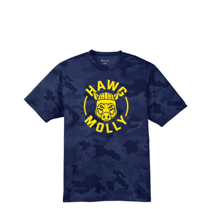HAWG MOLLY (Yellow) - Hex Camo Performance Tee