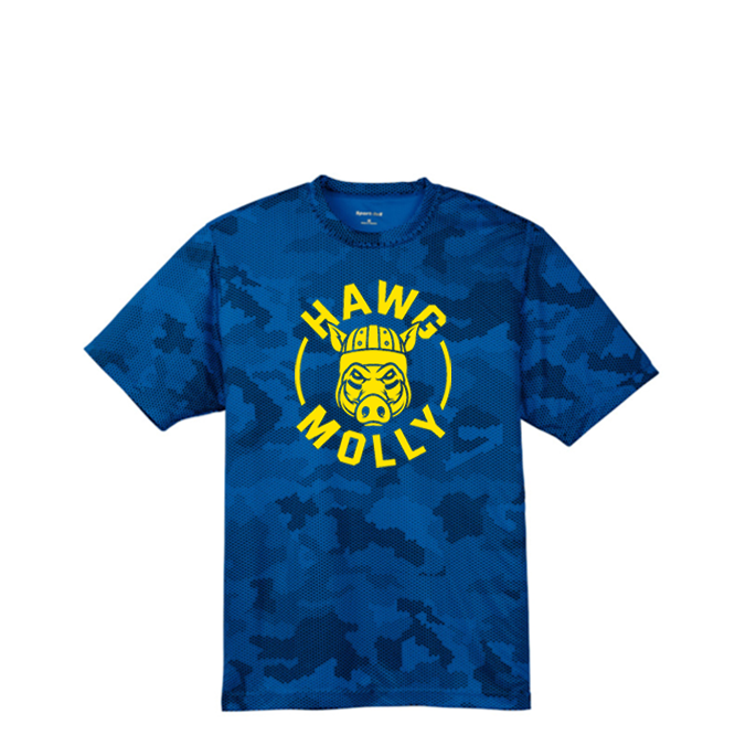 HAWG MOLLY (Yellow) - Hex Camo Performance Tee