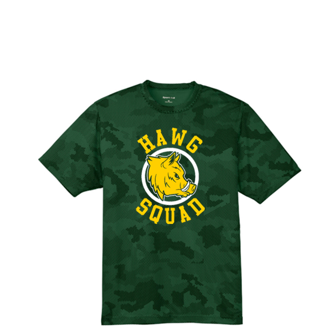 HAWG SQUAD - Hex Camo Performance Tee