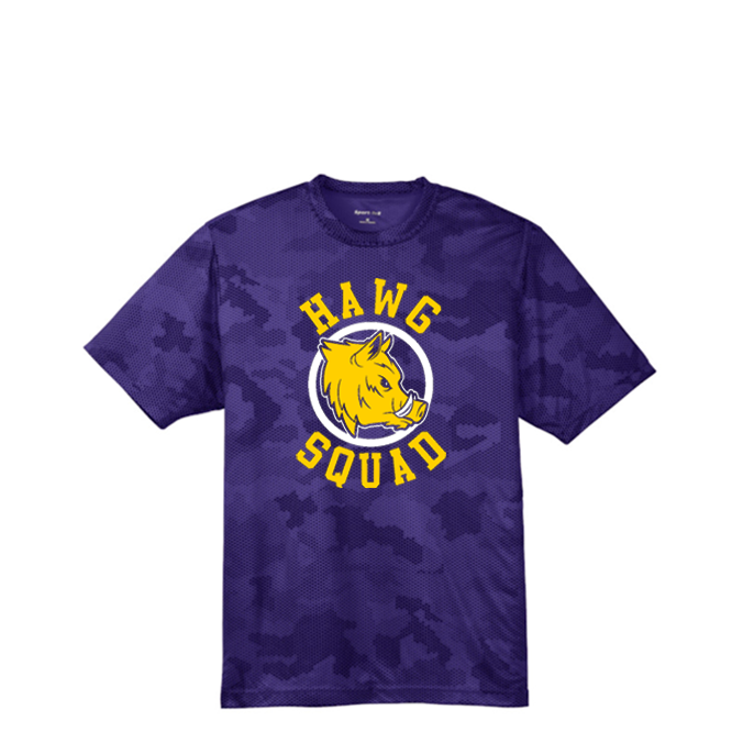 HAWG SQUAD - Hex Camo Performance Tee
