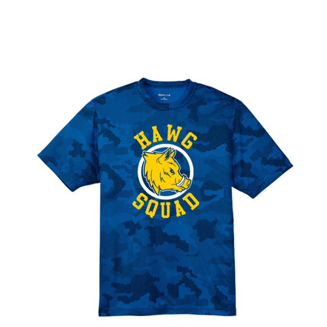 HAWG SQUAD - Hex Camo Performance Tee